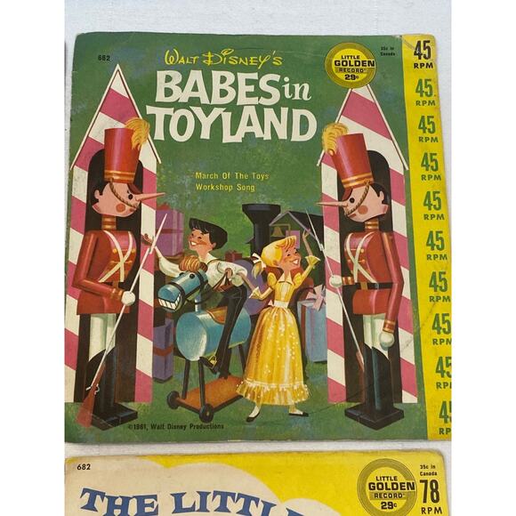 4 vintage Little Golden Records 1960s - Picture 3 of 11